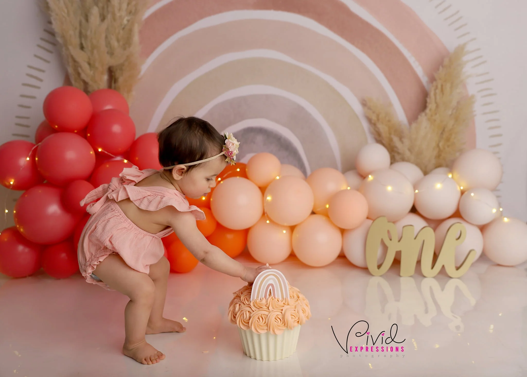 Kate Boho Rainbow Fleece Backdrop Designed by Mandy Ringe Photography - Image 13