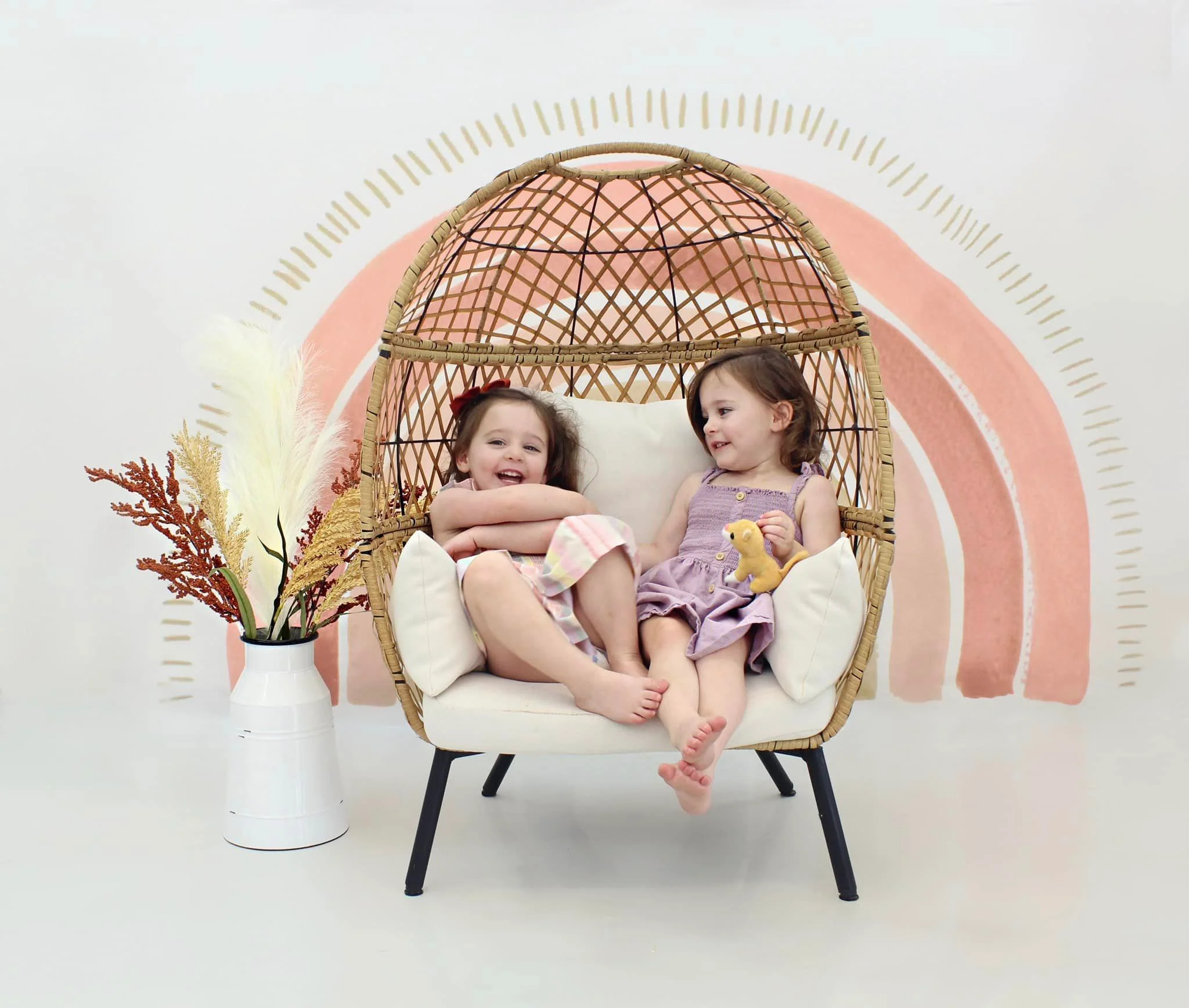 Kate Boho Rainbow Fleece Backdrop Designed by Mandy Ringe Photography - Image 22