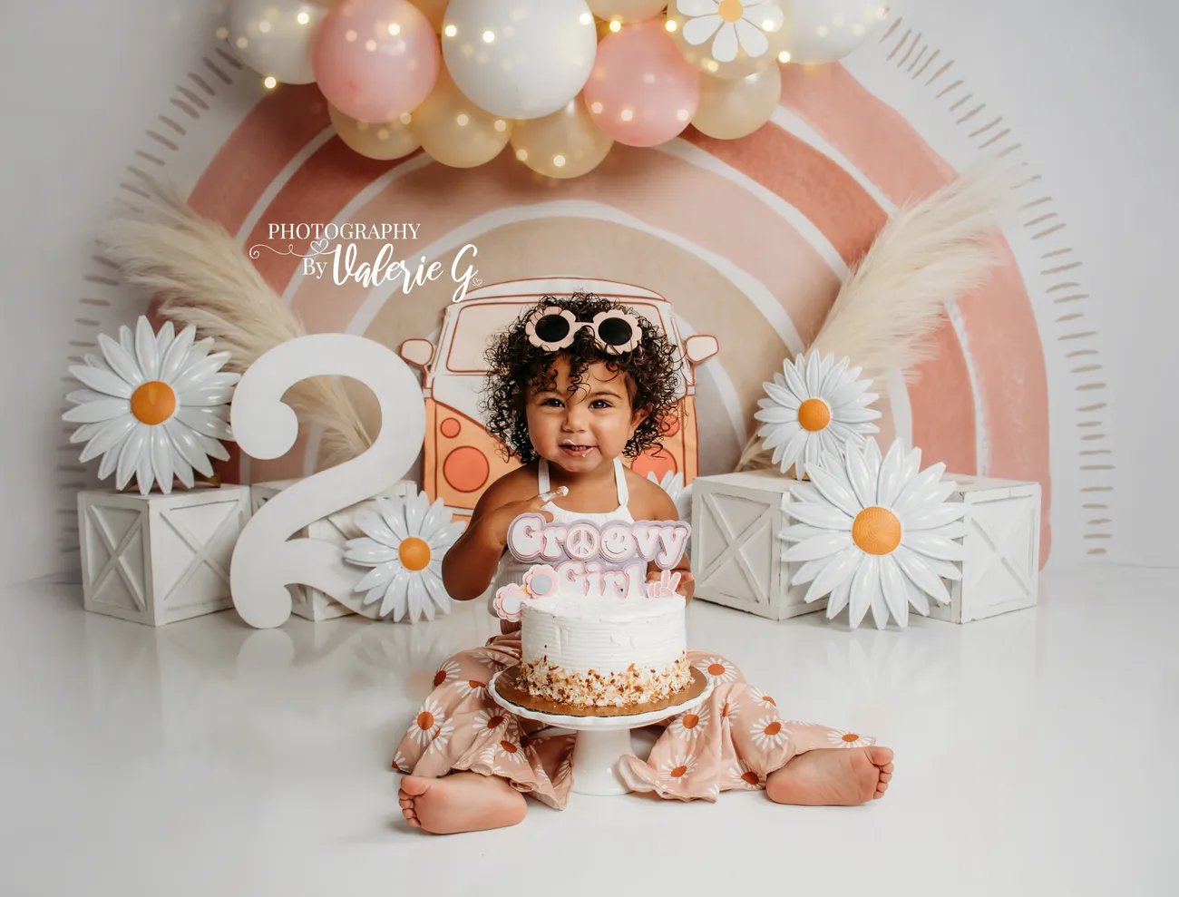 Kate Boho Rainbow Fleece Backdrop Designed by Mandy Ringe Photography - Image 25