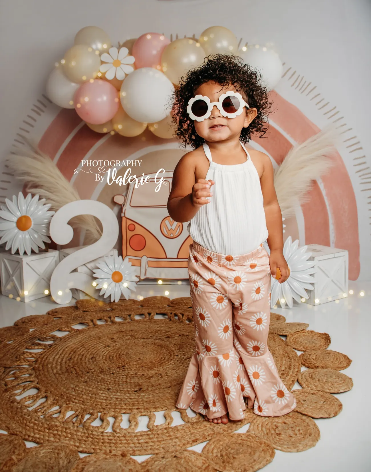 Kate Boho Rainbow Fleece Backdrop Designed by Mandy Ringe Photography - Image 27