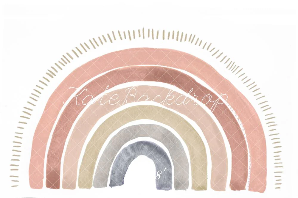 Kate Boho Rainbow Fleece Backdrop Designed by Mandy Ringe Photography - Image 28