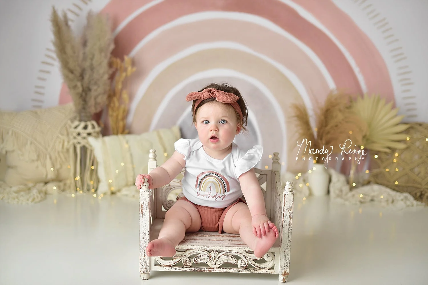 Kate Boho Rainbow Fleece Backdrop Designed by Mandy Ringe Photography - Image 8