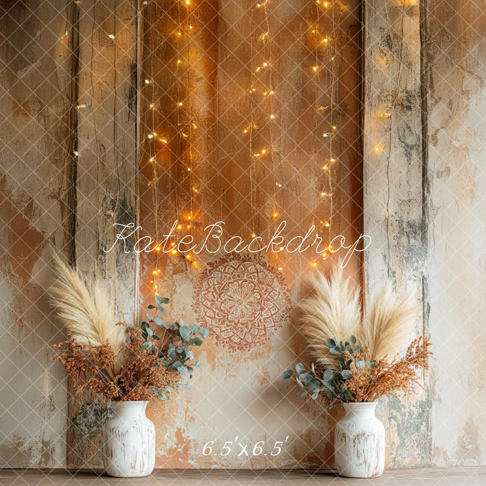 Kate Boho Rustic Floral Pattern Wall Backdrop Designed by Mini MakeBelieve - Image 2