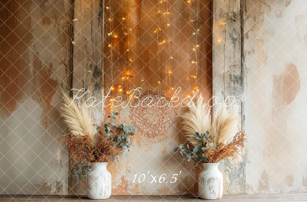 Kate Boho Rustic Floral Pattern Wall Backdrop Designed by Mini MakeBelieve - Image 4