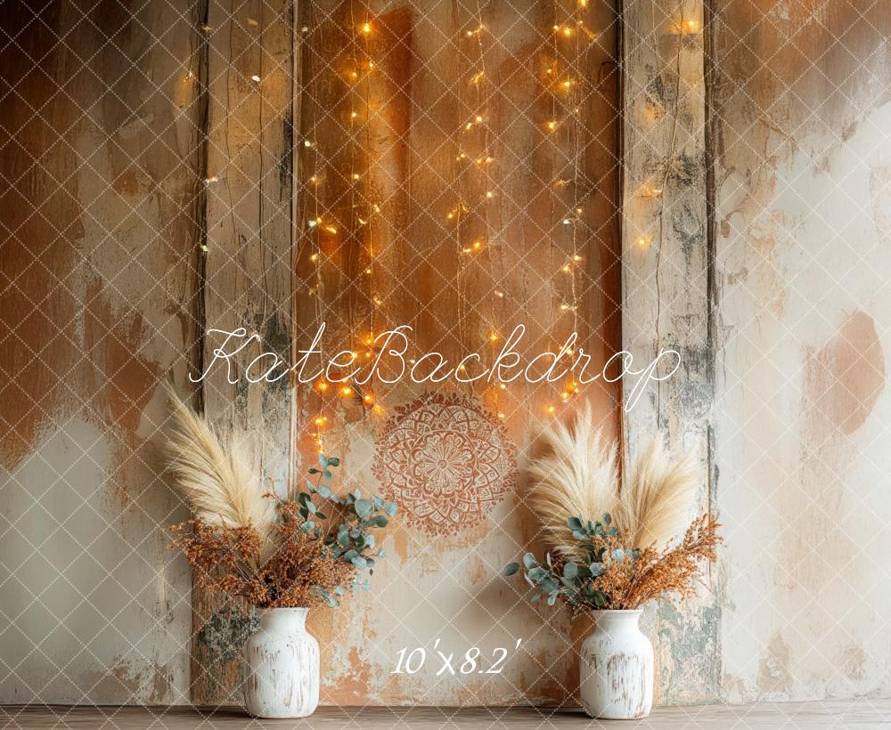 Kate Boho Rustic Floral Pattern Wall Backdrop Designed by Mini MakeBelieve - Image 5