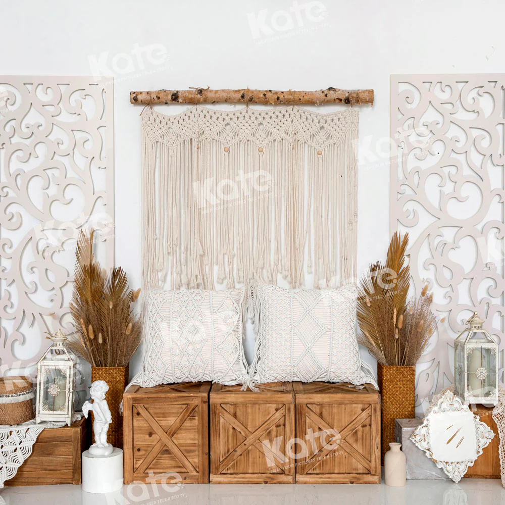 Kate Boho Tapestry Cozy Backdrop Designed by Emetselch - Image 2