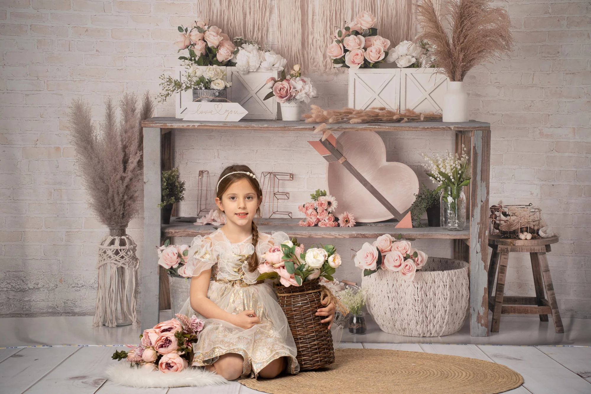Kate Boho Valentine's Day/Spring Backdrop Designed by Mandy Ringe Photography - Image 4