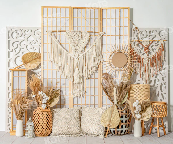 Kate Boho Wood Screen Backdrop Designed by Emetselch - Image 3