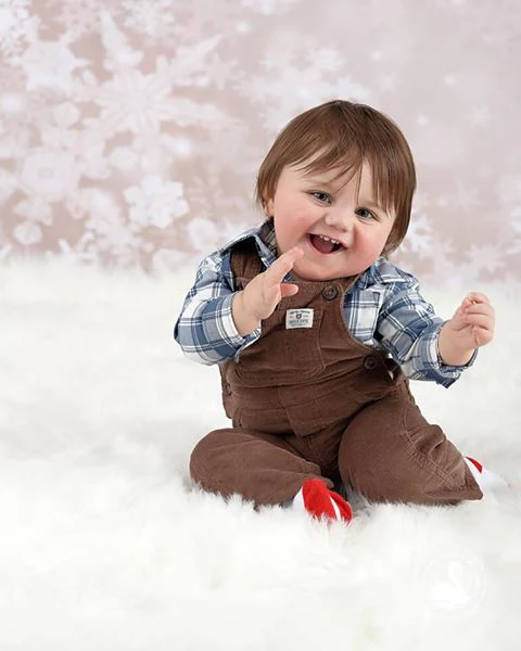 Kate Snowflake Background Holiday Christmas Photography Backdrop - Image 4