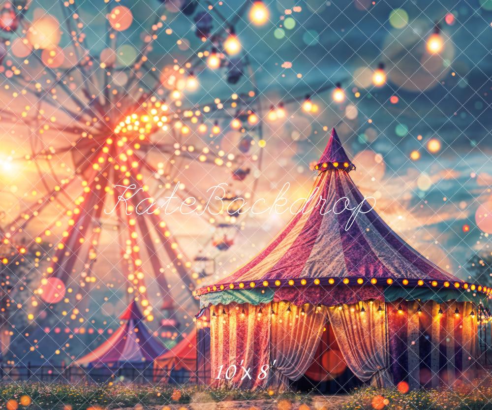 Kate Bokeh Sparkle Ferris Wheel Tent Backdrop Designed by Chain Photography - Image 3