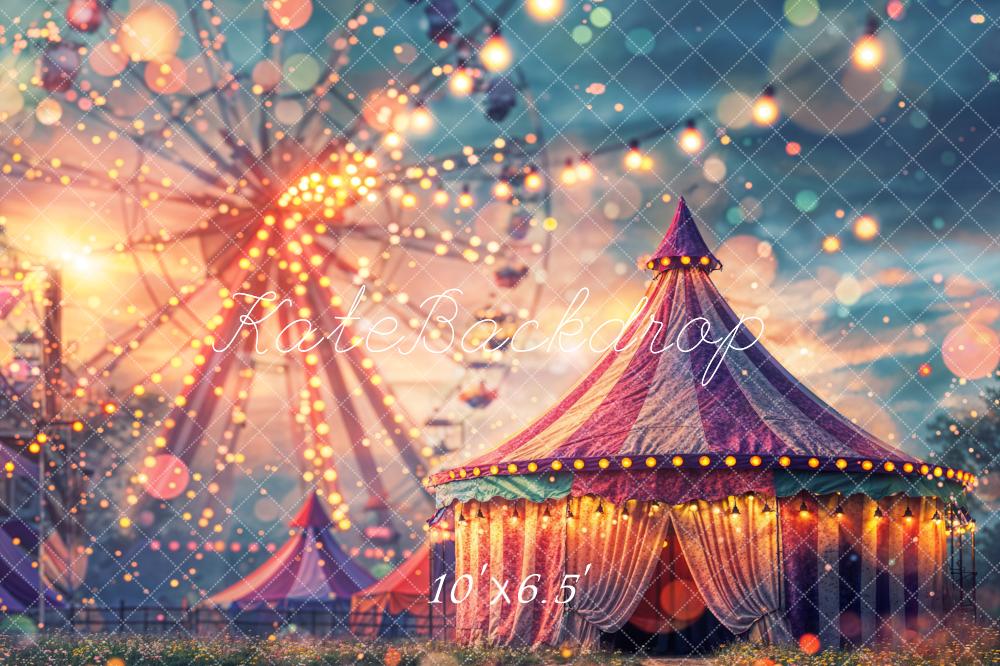 Kate Bokeh Sparkle Ferris Wheel Tent Backdrop Designed by Chain Photography - Image 5