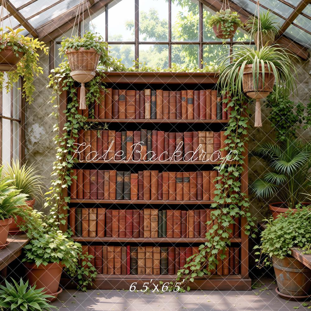 Kate Bookshelf Cabinet Greenhouse Plants Backdrop Designed by Mini MakeBelieve - Image 2