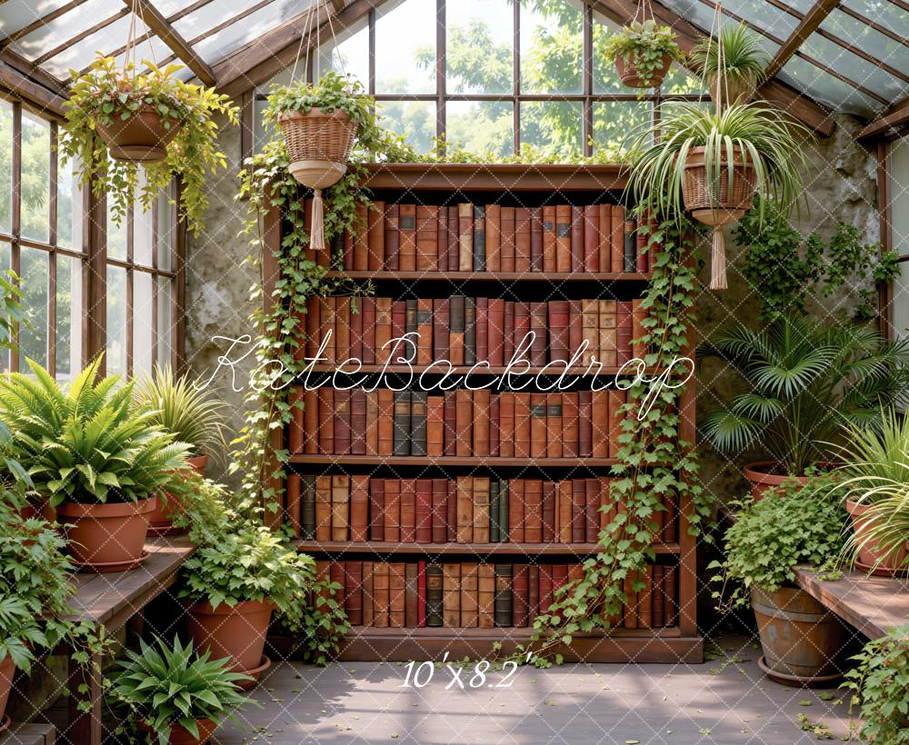 Kate Bookshelf Cabinet Greenhouse Plants Backdrop Designed by Mini MakeBelieve - Image 6