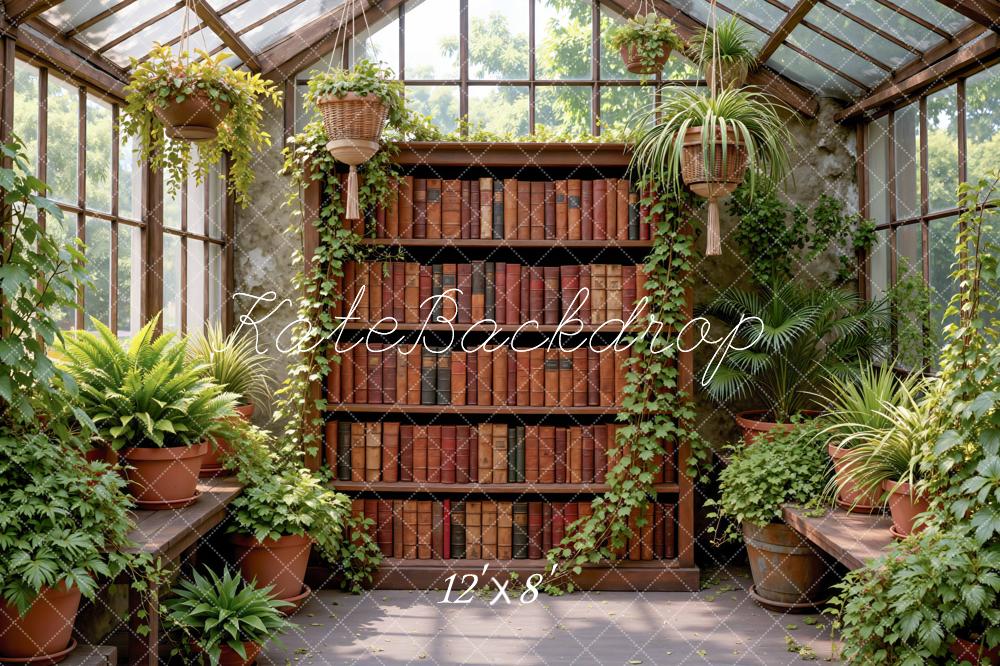 Kate Bookshelf Cabinet Greenhouse Plants Backdrop Designed by Mini MakeBelieve - Image 8