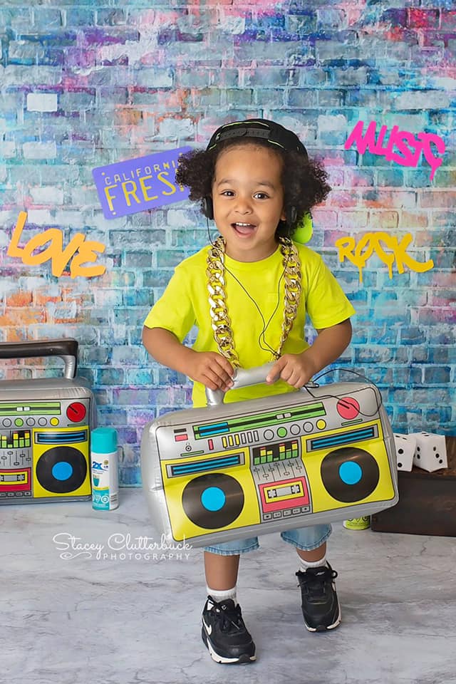 Kate Brick Wall Photography Backdrops Colorful Painting Graffiti Backdrop - Image 5