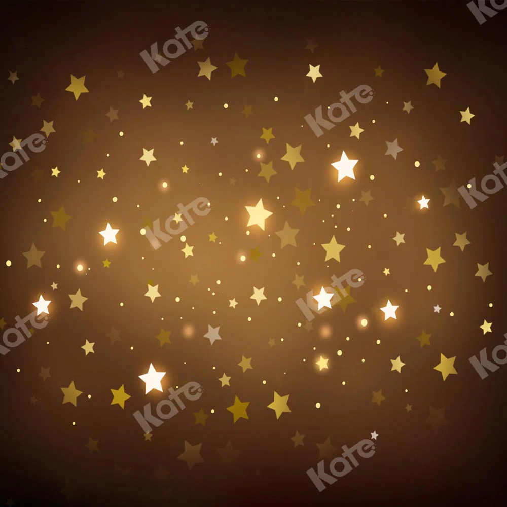 Kate Brown Glowing Stars Twinkling Backdrop for photography - Image 2