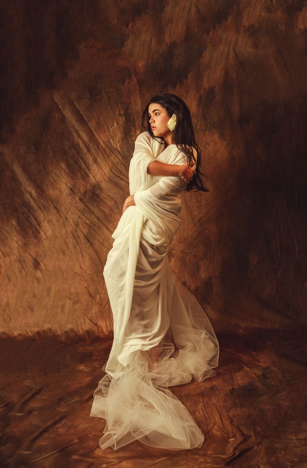 Kate Brown Oil Painting Background Abstract Texture Backdrops For Portrait Photography - Image 6