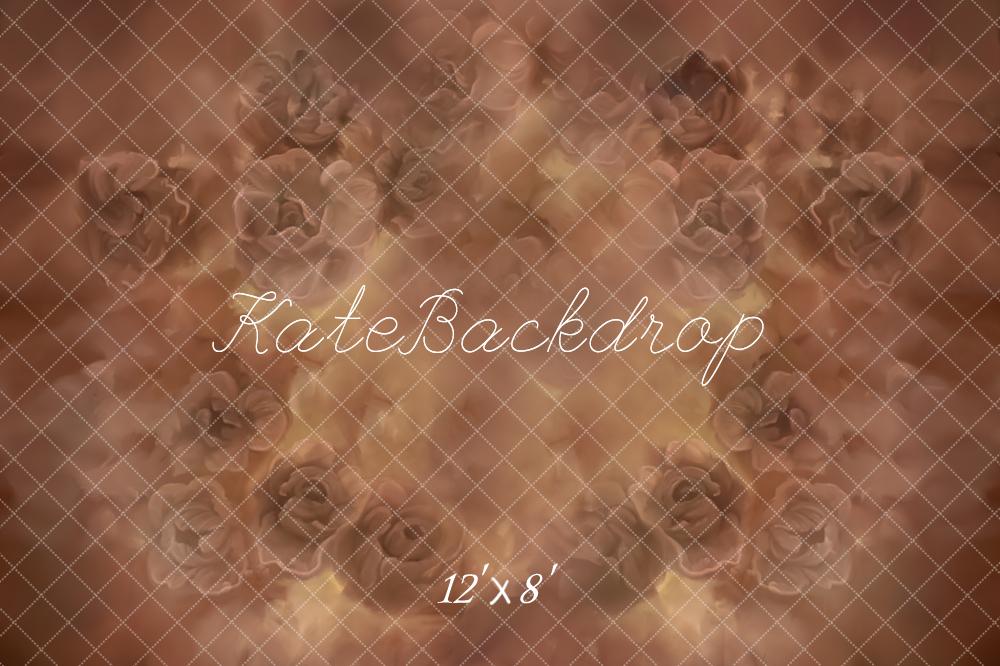 Kate Brown Roses Abstract Fleece Backdrop Designed by Kate Image - Image 4