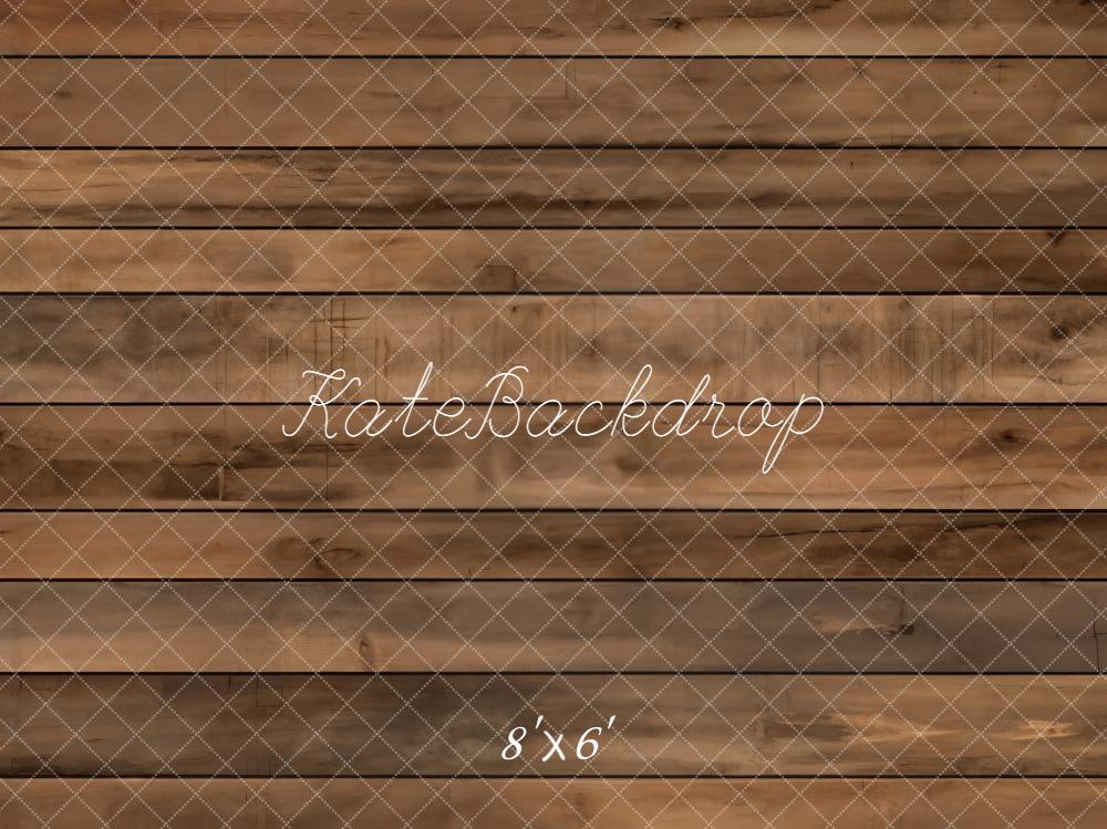 Kate Brown Wood Plank Texture Floor Backdrop Designed by Kate Image - Image 3