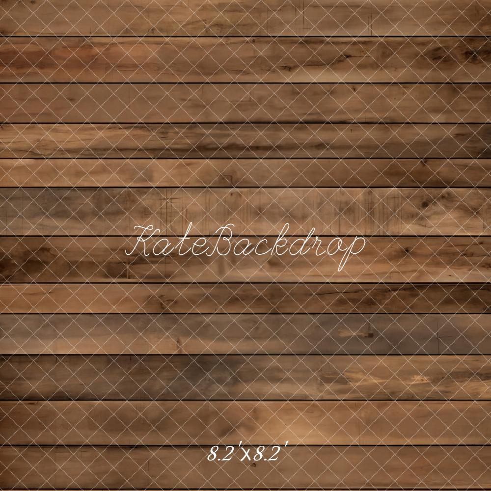 Kate Brown Wood Plank Texture Floor Backdrop Designed by Kate Image - Image 5