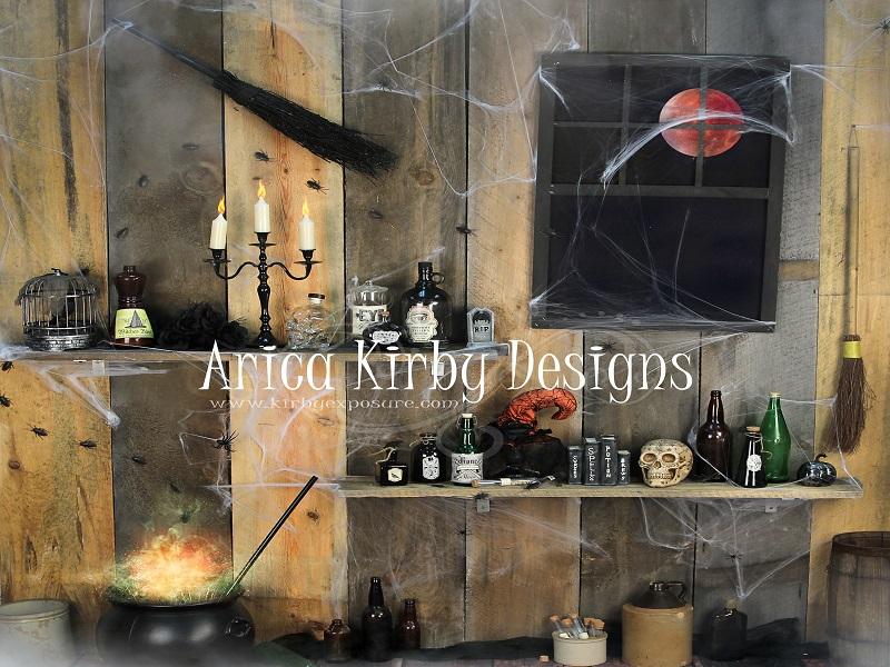 Kate Bunch of Hocus Pocus Halloween Backdrop designed by Arica Kirby - Image 2