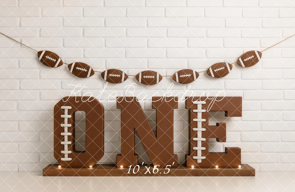 Kate Cake Smash Baseball 1st Birthday Backdrop Designed by Ashley Paul - Image 4