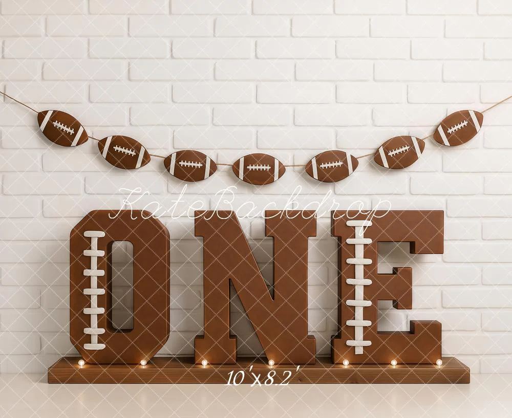 Kate Cake Smash Baseball 1st Birthday Backdrop Designed by Ashley Paul - Image 5