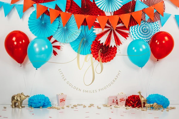 Kate Children Cake Smash Birthday Backdrop Photography Designed by Little Golden Smiles Photography