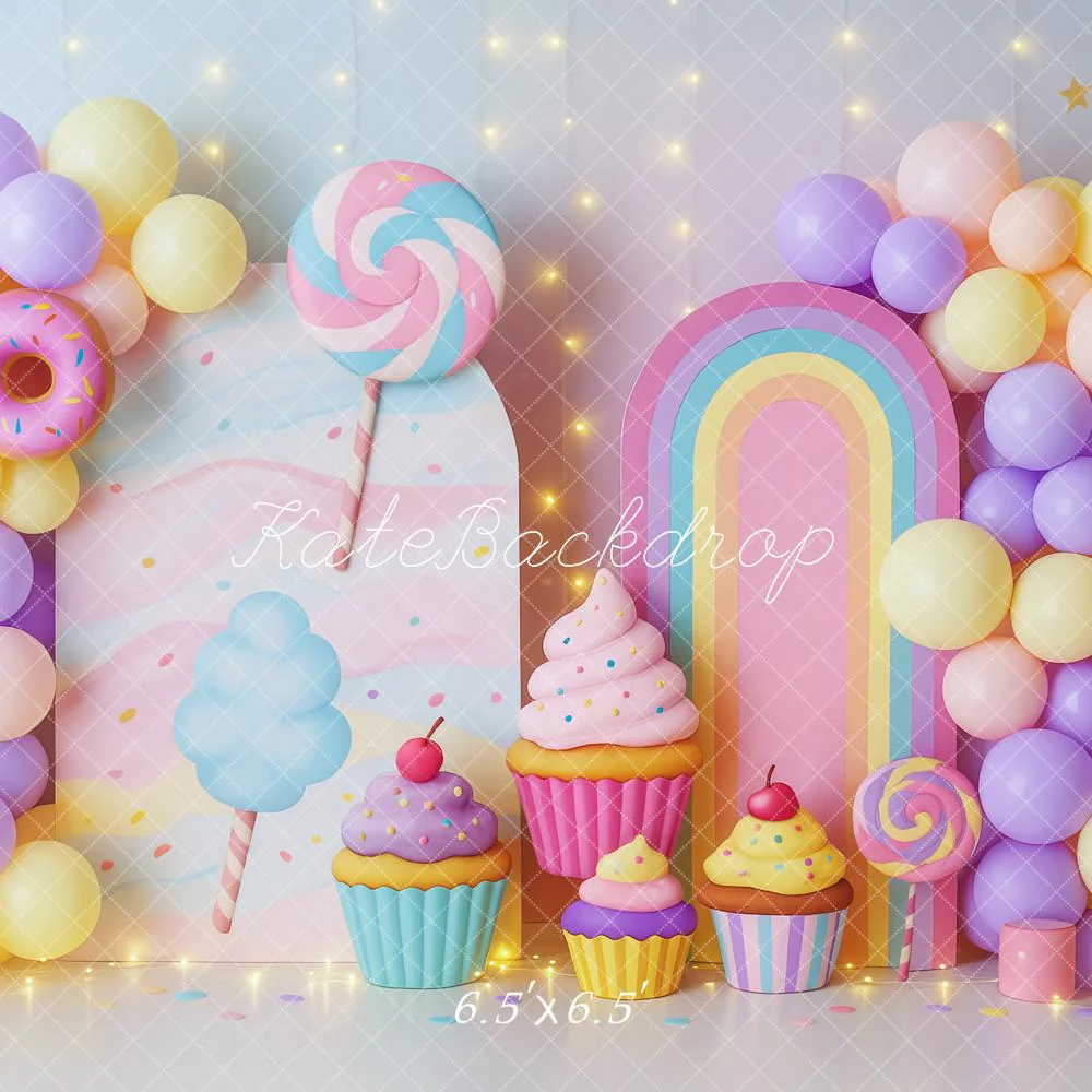 Kate Candyland Cupcake Balloon Backdrop Designed by Patty Robert - Image 2
