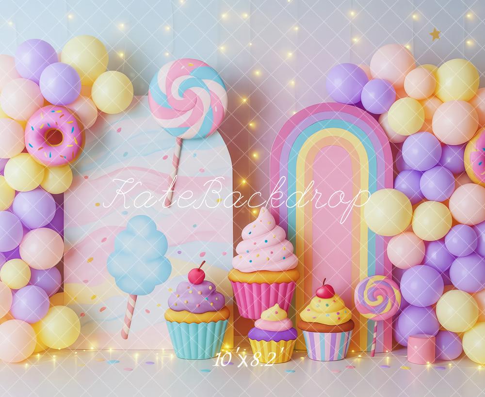 Kate Candyland Cupcake Balloon Backdrop Designed by Patty Robert - Image 5