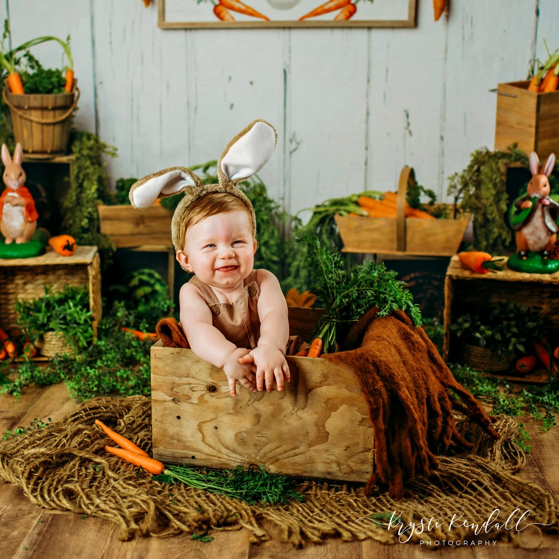 Kate Carrot Patch Easter Backdrop Designed by Megan Leigh Photography - Image 10