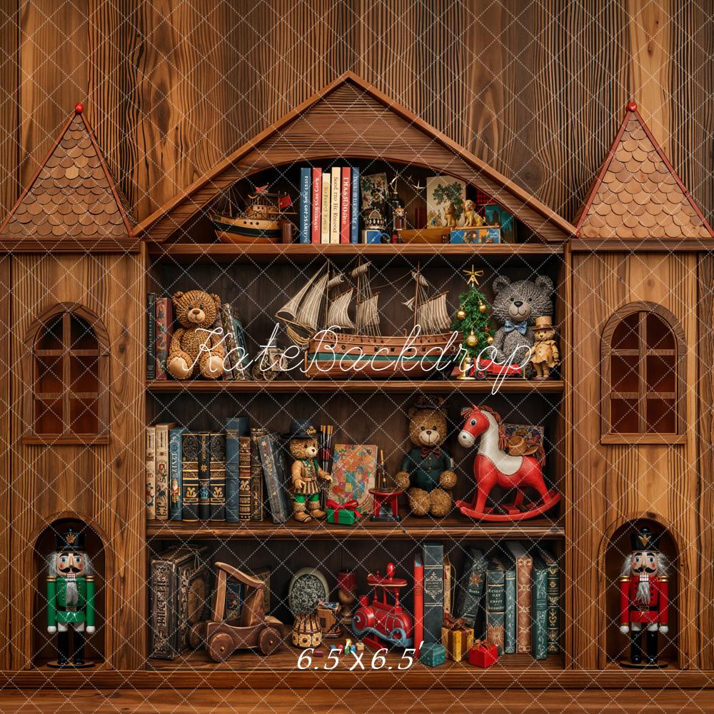 Kate Castle Cabinet Toys Books Backdrop Designed by Emetselch - Image 2