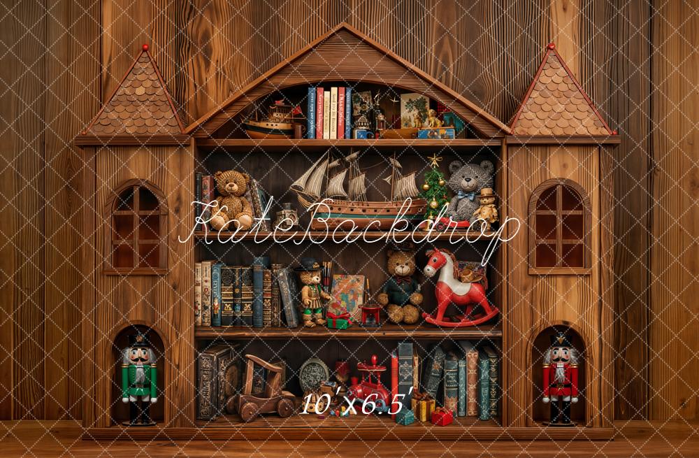 Kate Castle Cabinet Toys Books Backdrop Designed by Emetselch - Image 4
