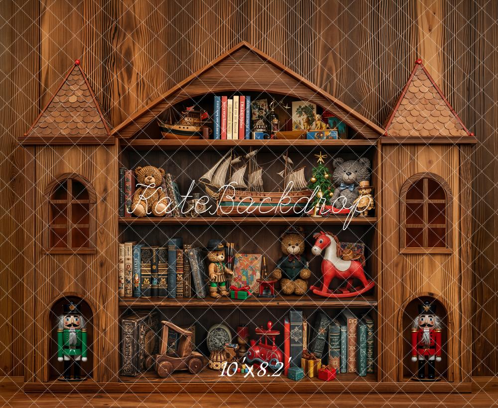 Kate Castle Cabinet Toys Books Backdrop Designed by Emetselch - Image 6