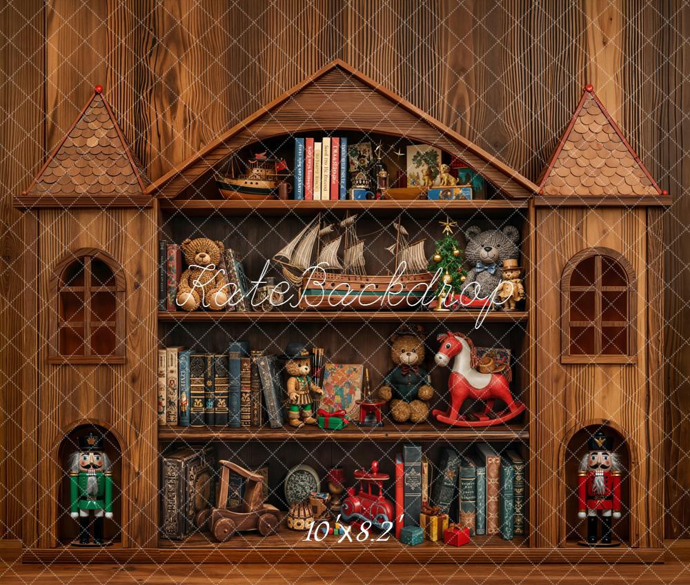 Kate Castle Cabinet Toys Vintage Fleece Backdrop Designed by Emetselch - Image 3