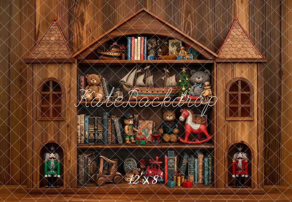 Kate Castle Cabinet Toys Vintage Fleece Backdrop Designed by Emetselch - Image 4