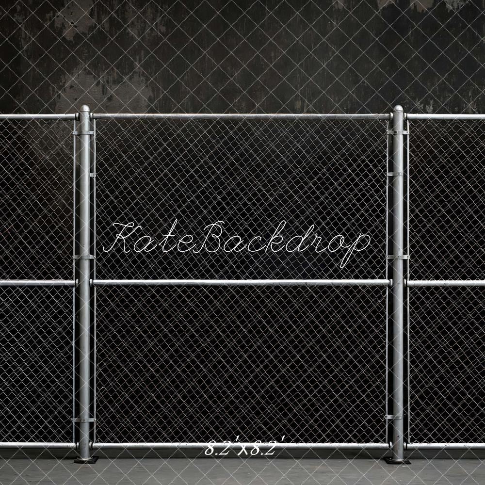 Kate Sport Chain Link Fence Dark Wall Backdrop Designed by Mini MakeBelieve - Image 5