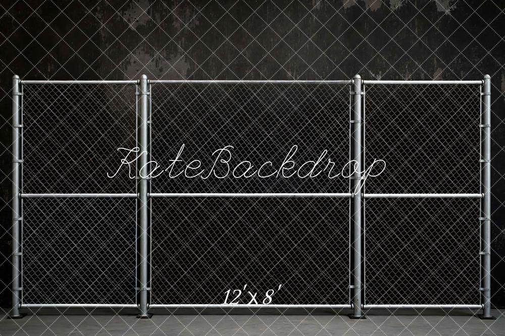 Kate Sport Chain Link Fence Dark Wall Backdrop Designed by Mini MakeBelieve - Image 8