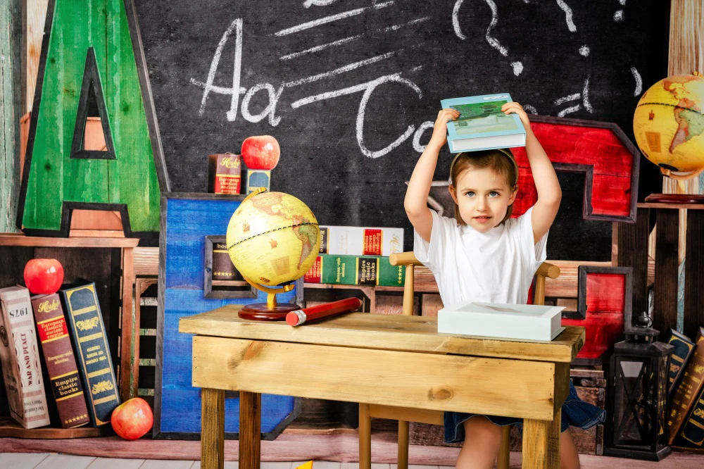 Kate Children Back to School Backdrop Designed by Emetselch - Image 3