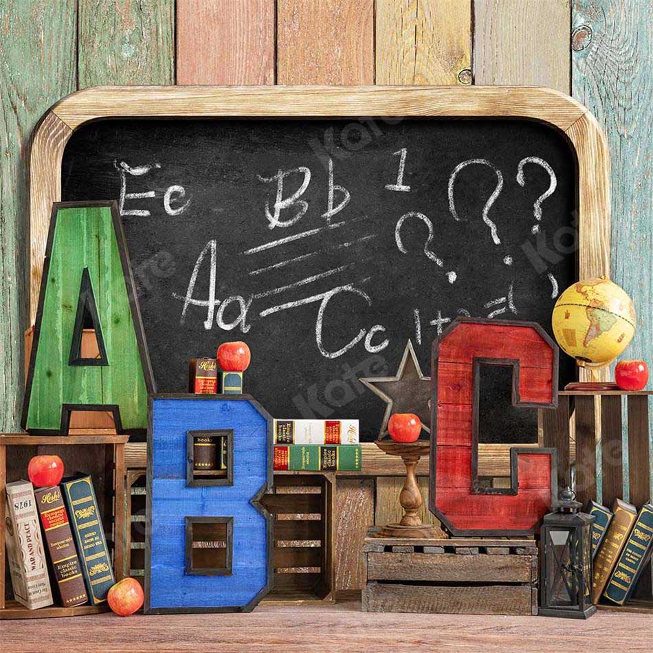 Kate Children Back to School Backdrop Designed by Emetselch - Image 6