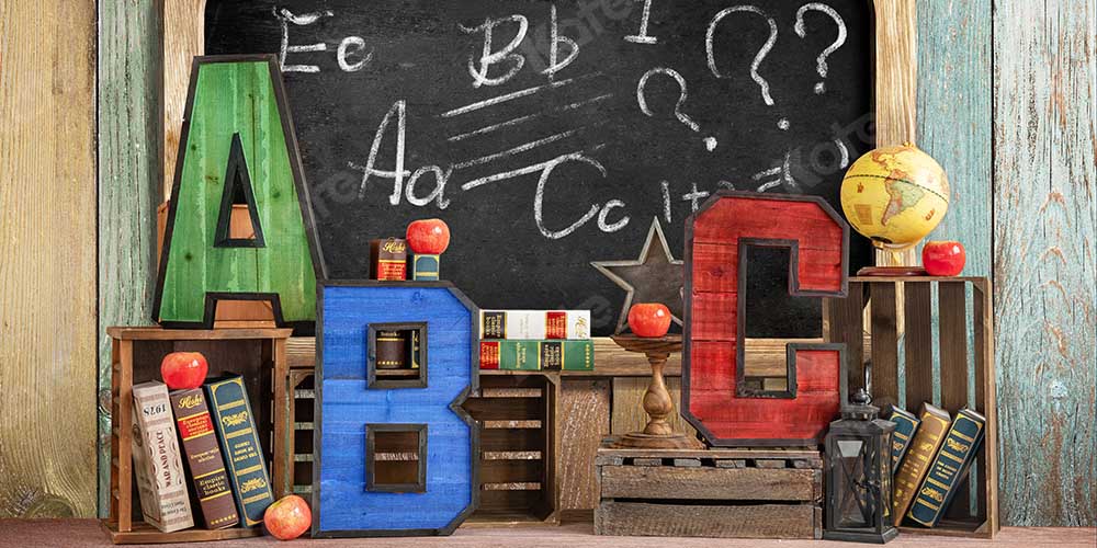 Kate Children Back to School Backdrop Designed by Emetselch - Image 7