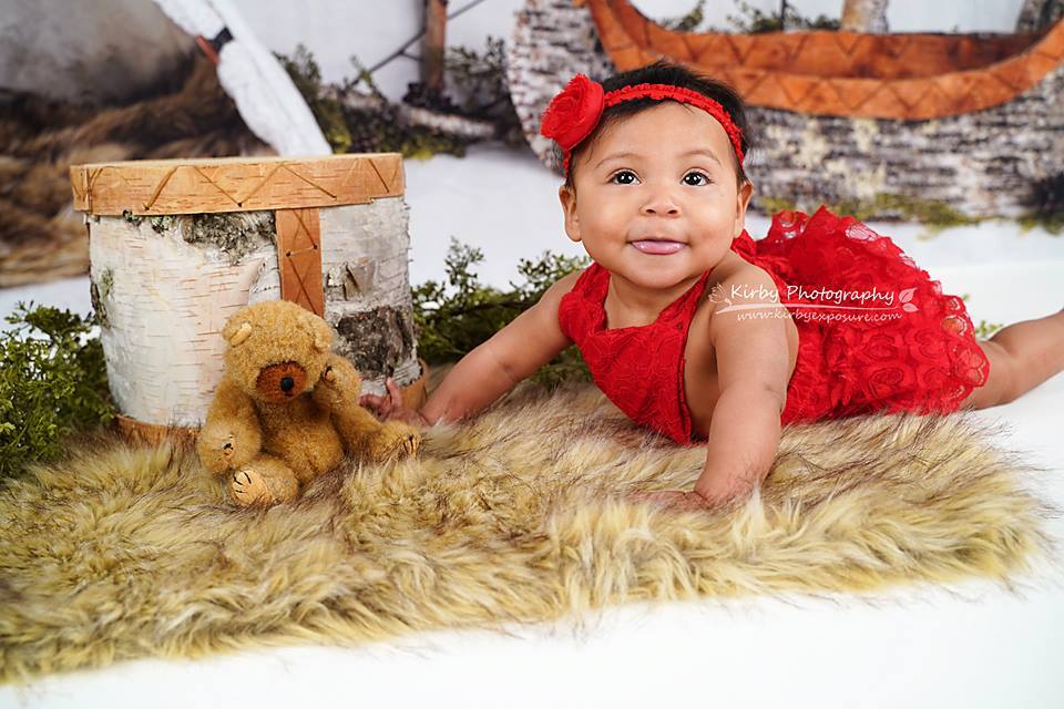 Kate Children Blissfully Birchbark Backdrop for Photography designed by Arica Kirby - Image 3