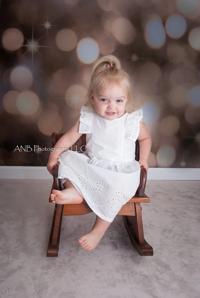 Kate Children Grey Light Spot Glitter Shiny Photography Backdrops - Image 4