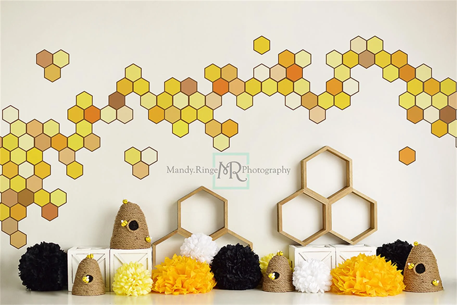 Kate Children Happy Bee Day Backdrop Designed By Mandy Ringe Photography - Image 2