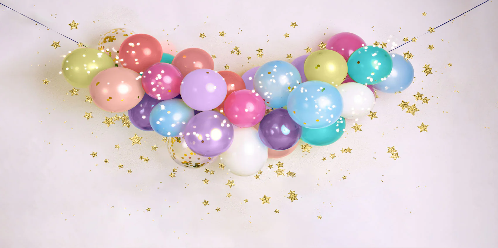 Kate Children Pastel Balloons and Stars Backdrop Designed By Mandy Ringe Photography - Image 4