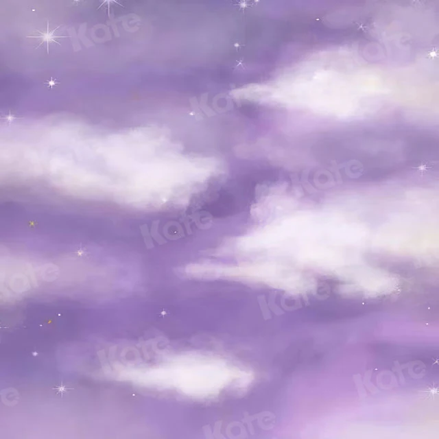 Kate Children Purple Clouds Sky Dream Backdrop for Photography - Image 4