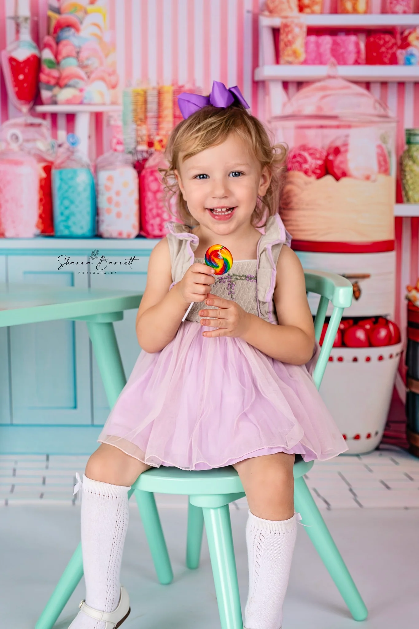 Kate Children Sweet Candy Backdrop Designed by Angela Marie Photography - Image 4