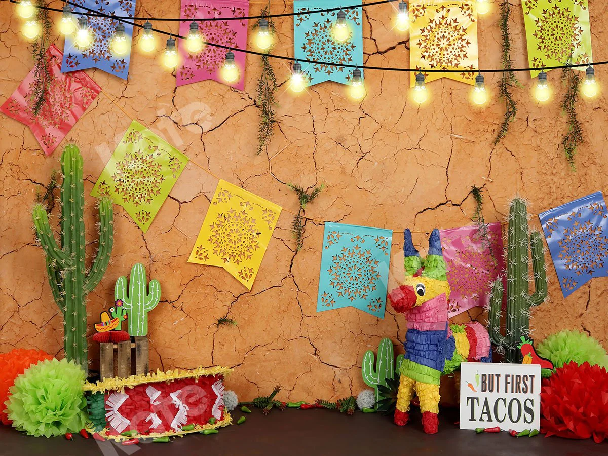 Kate Children's Playground Cinco de Mayo Party Backdrop for Photography  Studios - Image 2