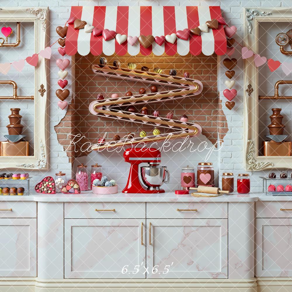 Kate Chocolate Factory Candy Kitchen Backdrop Designed by Mini MakeBelieve - Image 2