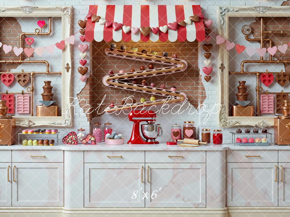 Kate Chocolate Factory Candy Kitchen Backdrop Designed by Mini MakeBelieve - Image 3